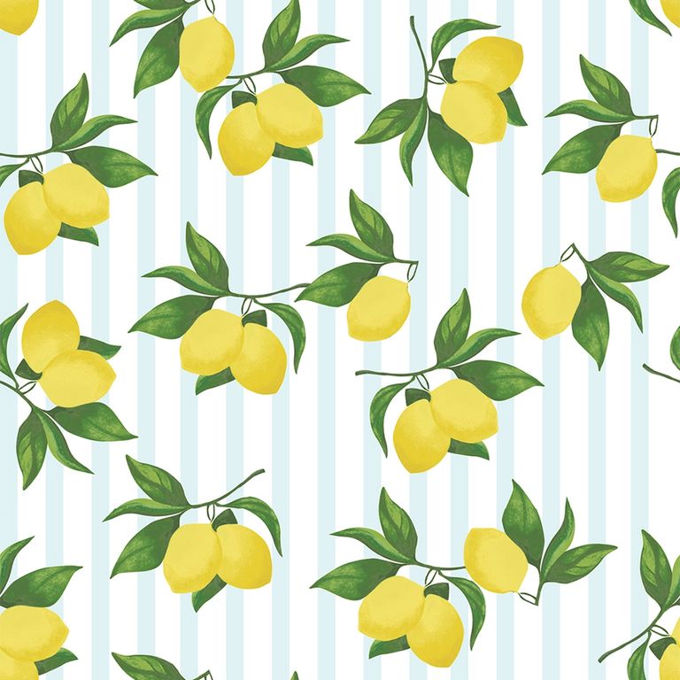Skinny Dip Roller Blind - Summer Lemon Sky