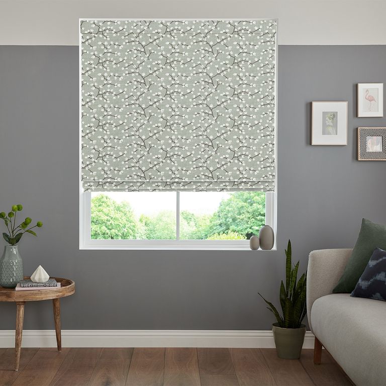 Steer Roman Blind - Seafoam