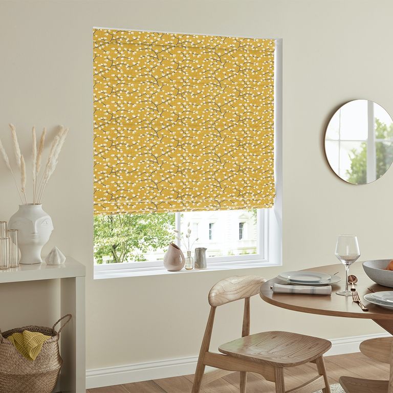 Steer Roman Blind - Sunflower