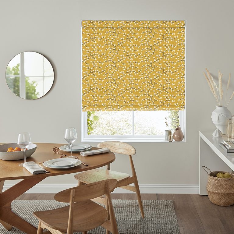 Steer Roman Blind - Sunflower