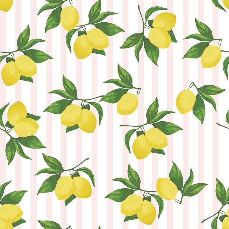 Summer Roman Blind - Lemon Pink