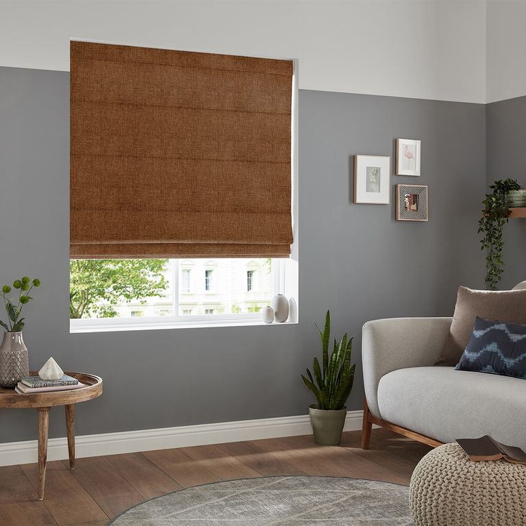 Virgil Roman Blind - Terracotta