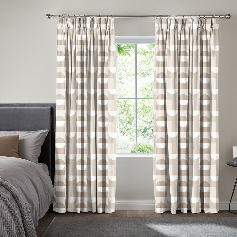 Alves Curtain - Taupe