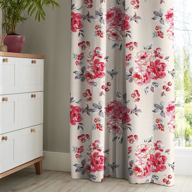 Cath Kidston Curtain - Brampton Bunch Raspberry