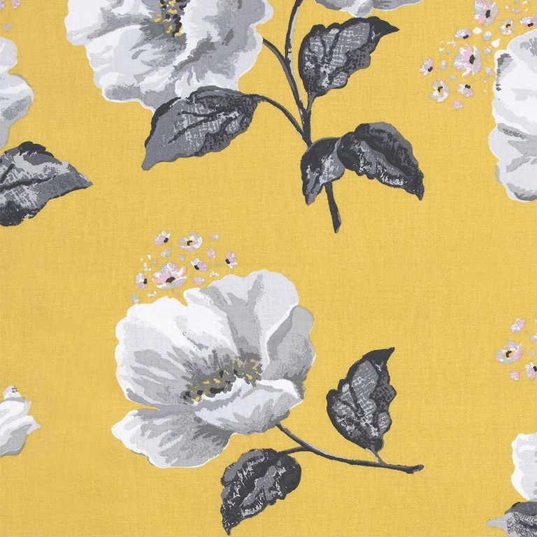 Cath Kidston Curtain - Wild Poppies Citrine