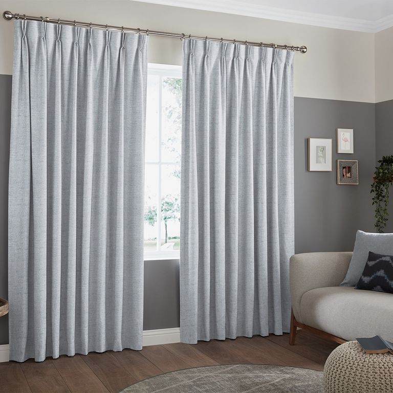 Defoe Curtain - Silver