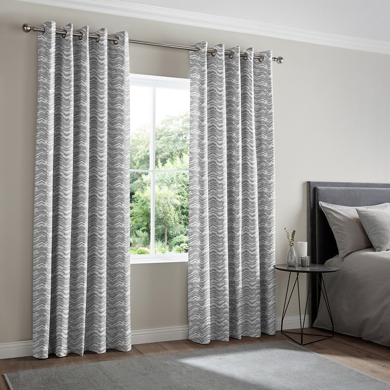 Diaz Curtain - Silver