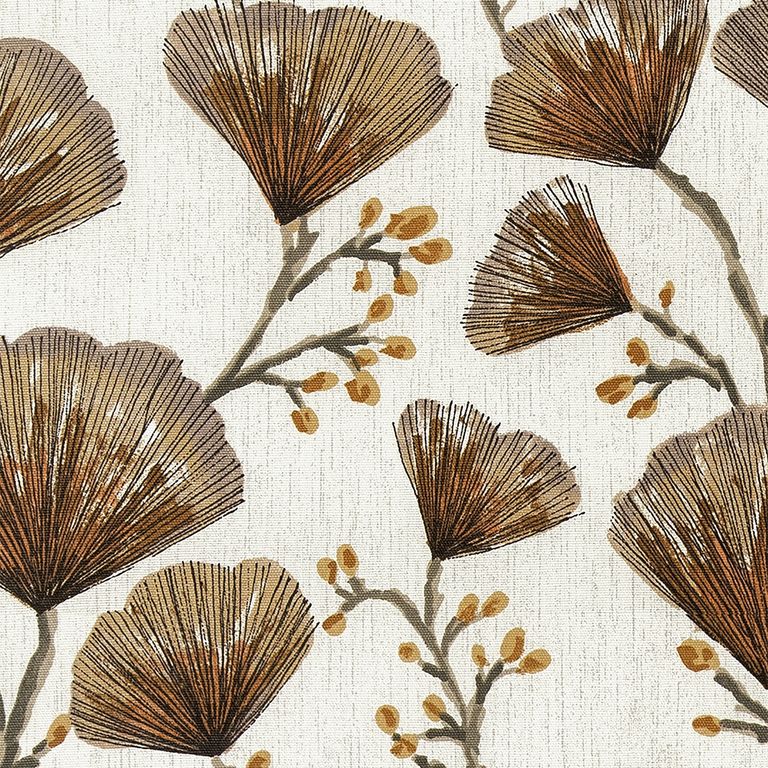 Gomes Curtain - Terracotta