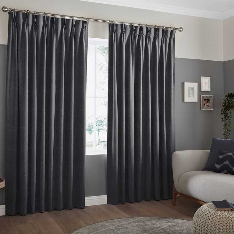 Jenson Curtain - Charcoal