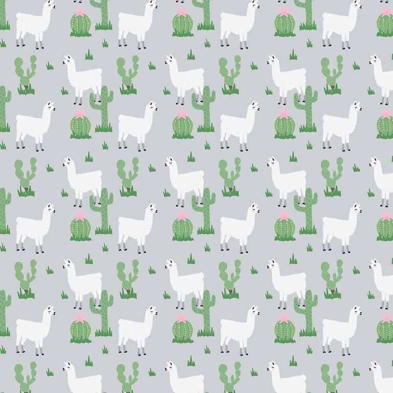 Llamas Curtain - Multi