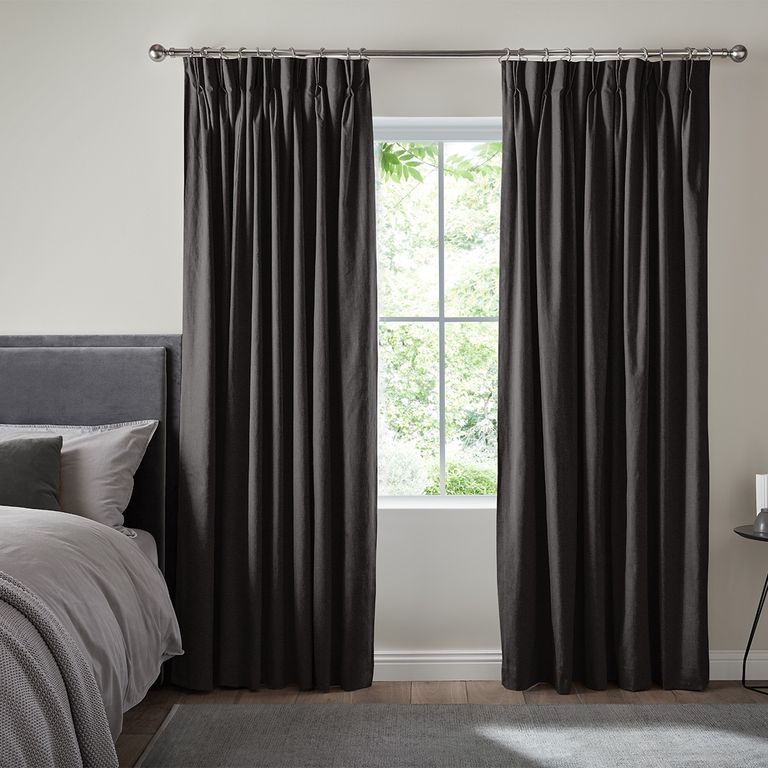 Mata Curtain - Ebony