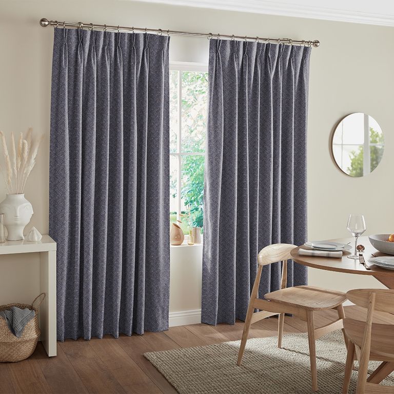 Mata Curtain - Indigo