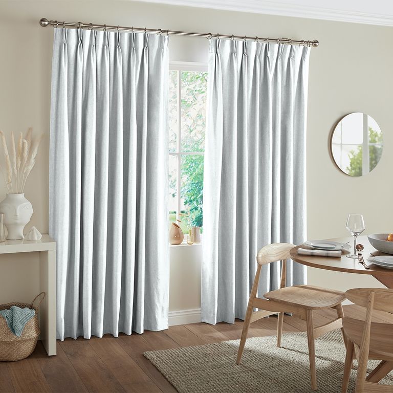 Mina Curtain - Silver