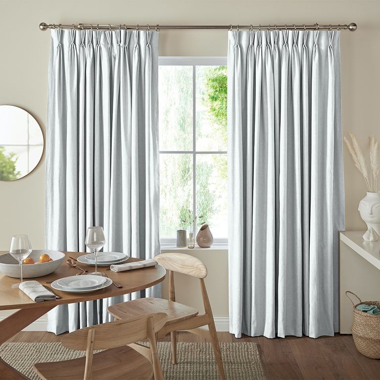 Mina Curtain - Silver