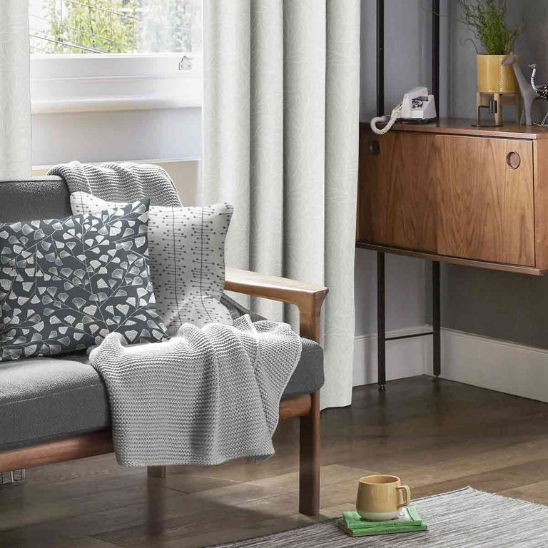 Missprint Curtain - Laurus Stonewash