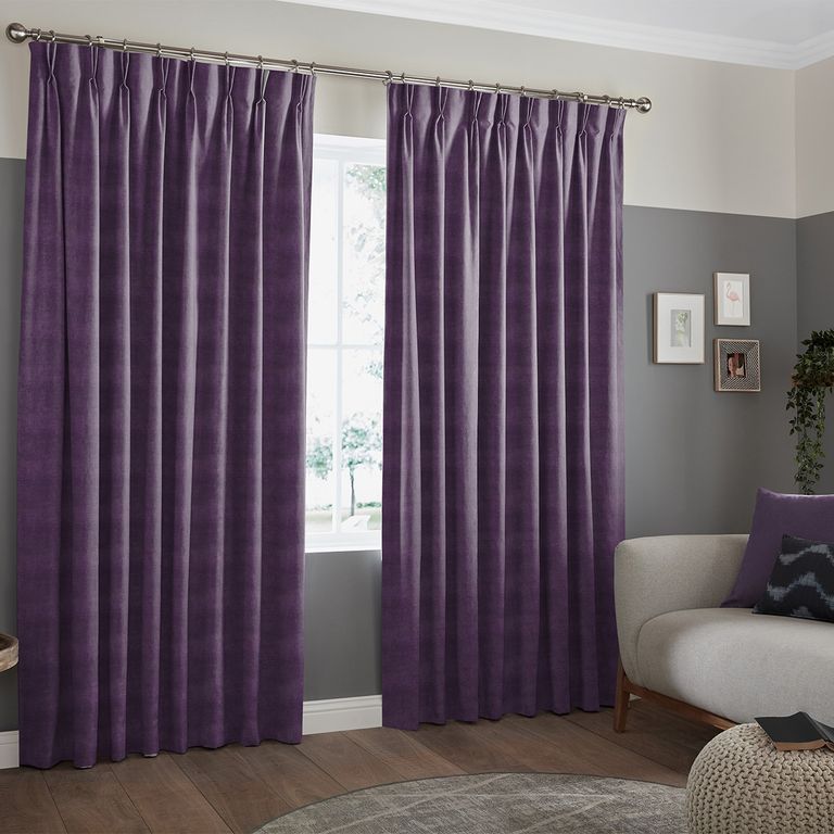 Rudiger Curtain - Aubergine