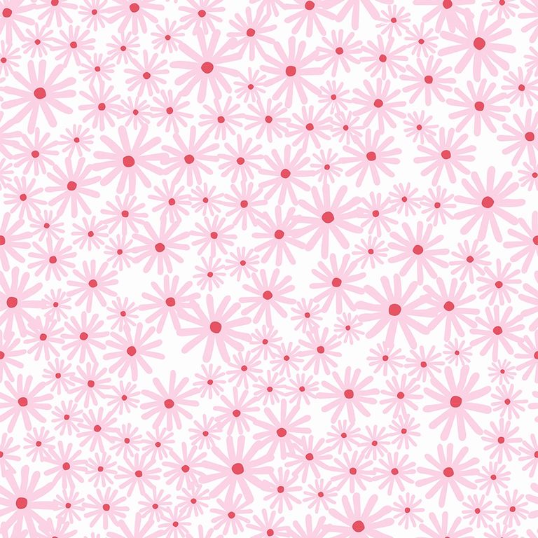 Skinny Dip Curtain - Daisy Pink