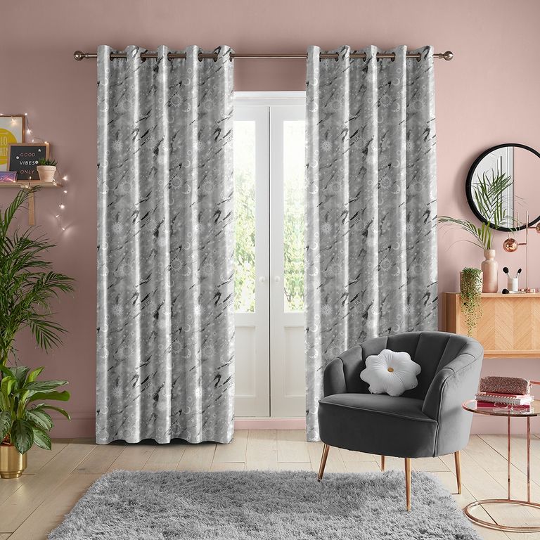 Skinny Dip Curtain - Marble Celestial Stone