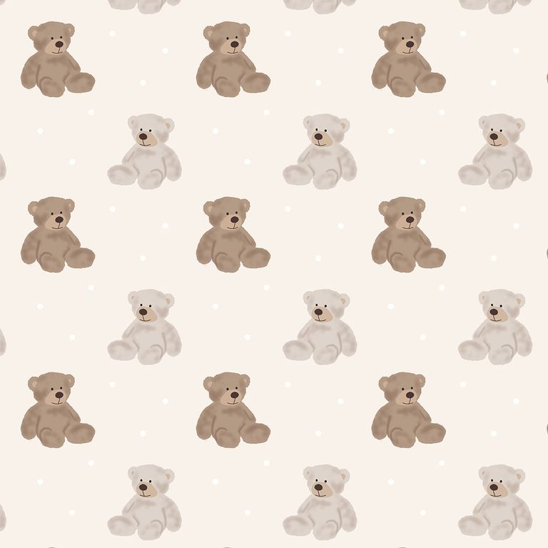 Teddies Curtain - Cream