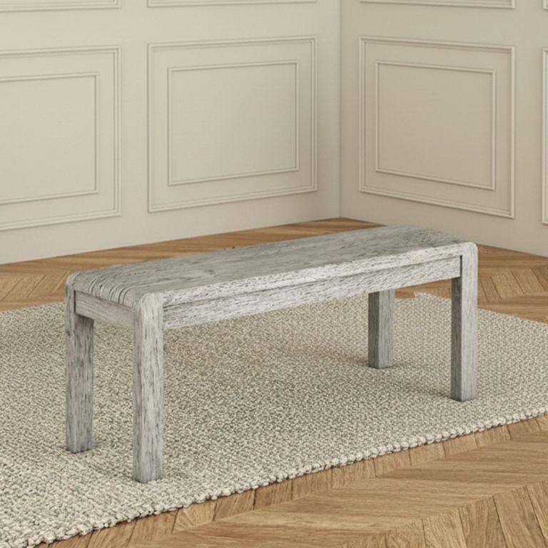 Amsterdam Dining Bench - Grey Washed Oak
