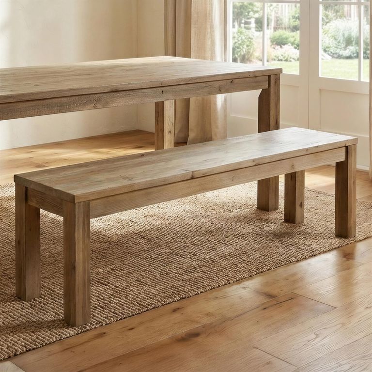 Langley Dining Bench - Large - Reclaimed Pine