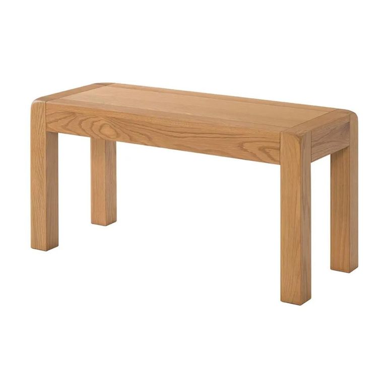Clearance - Curve Dining Bench - Small - Oak - A405