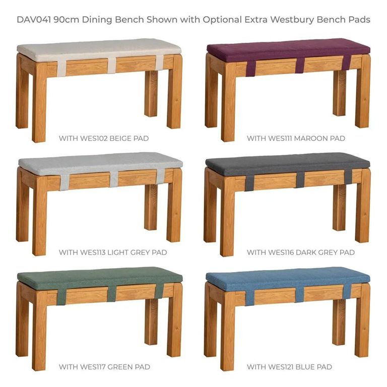 Clearance - Curve Dining Bench - Small - Oak - A405