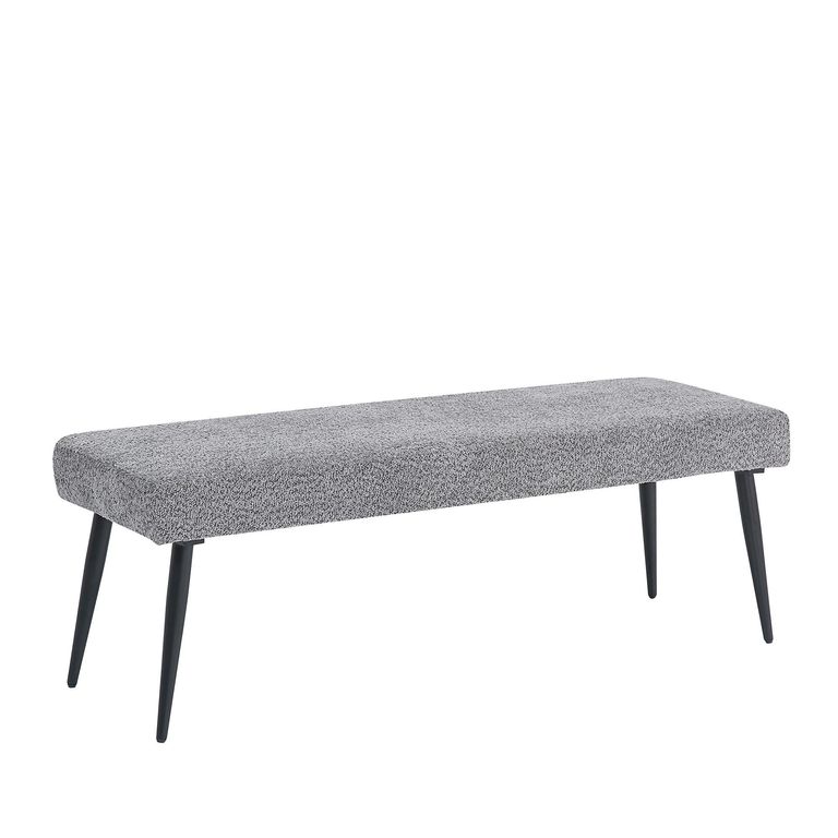 Monza Dining Bench - Grey Fabric