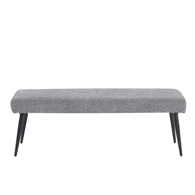 Monza Dining Bench - Grey Fabric