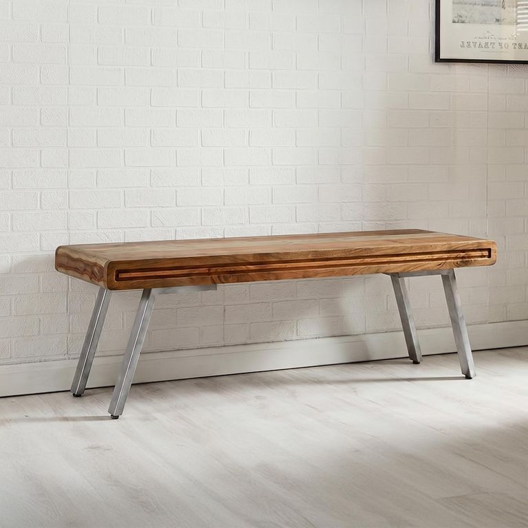 Aspen Dining Bench - Industrial - Reclaimed Wood