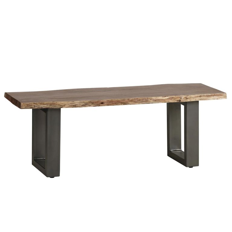 Baltic Dining Bench - 175cm - Live Edge - Solid Acacia Wood