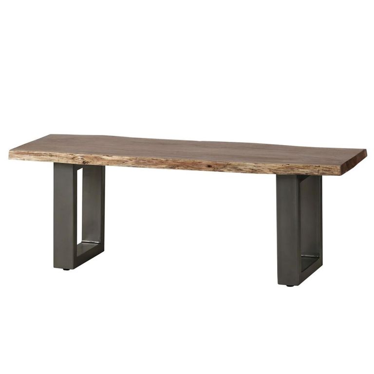Baltic Dining Bench - 175cm - Live Edge - Solid Acacia Wood