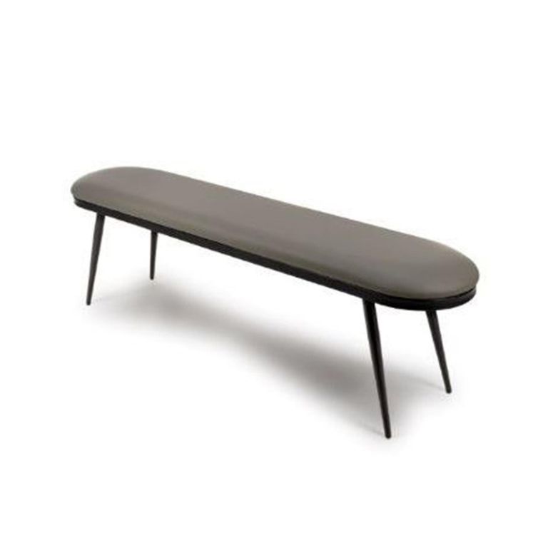 Ace Dining Bench - Grey Fabric