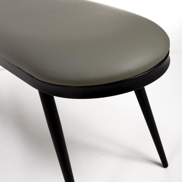 Ace Dining Bench - Grey Fabric