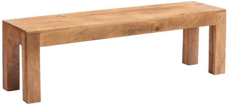Ajmer Light Mango Wood Dining Bench