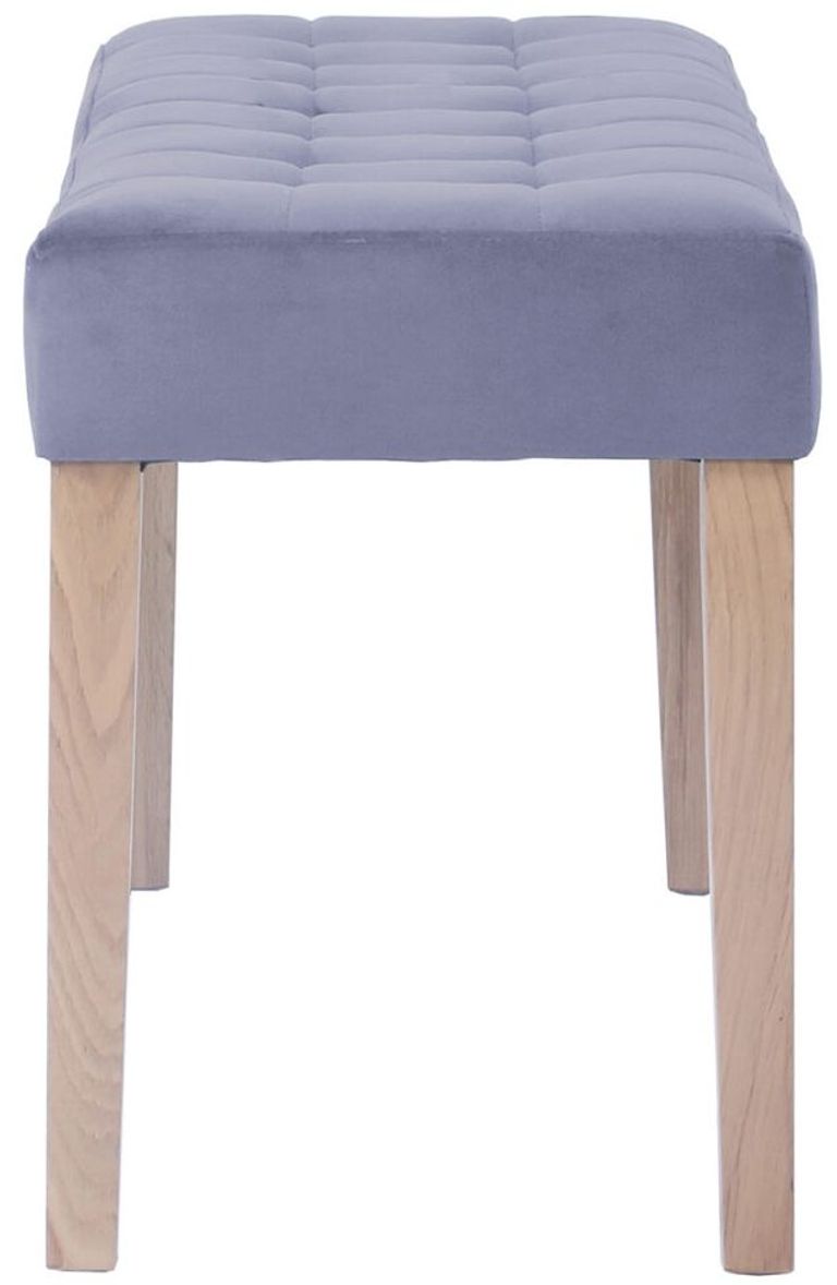Ashbury Dining Bench - Large - Grey Fabric