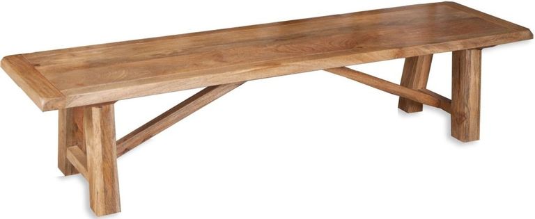 Bombay Solid Mango Wood 200cm Bench