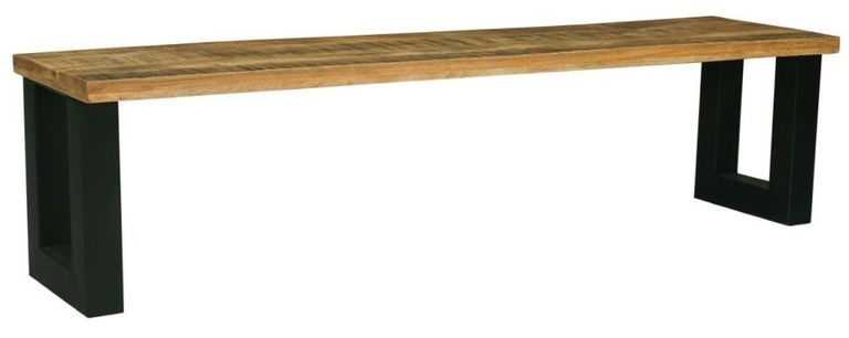 Induse Industrial Mango Wood 180cm Dining Bench