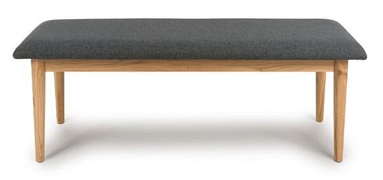 Jenson Oak Dining Bench - 120cm