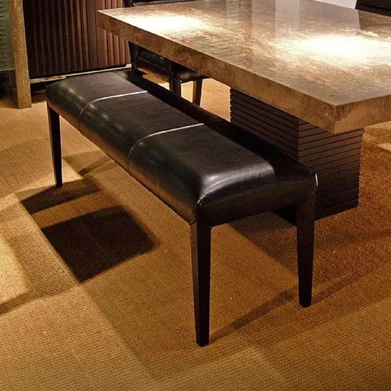 Juliette Dining Bench - Nabuk Fabric - Variation Available