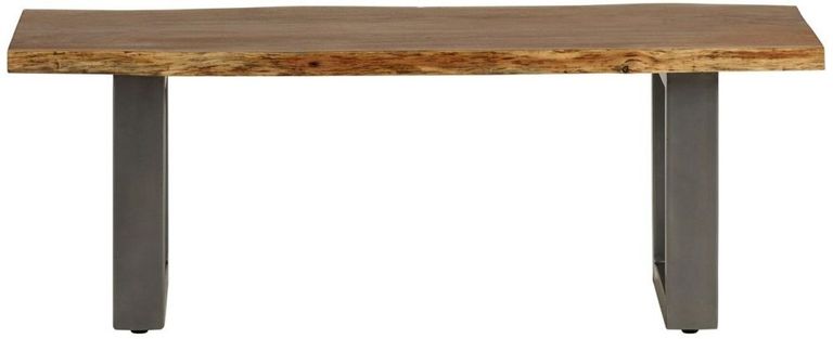 Kota Live Edge Solid Acacia Wood 125cm Dining Bench