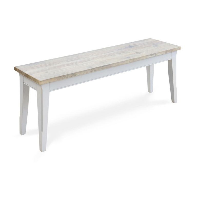 Signature Grey Painted Dining Bench