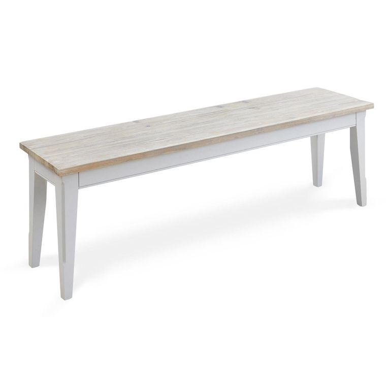 Signature Grey Painted Large Dining Bench