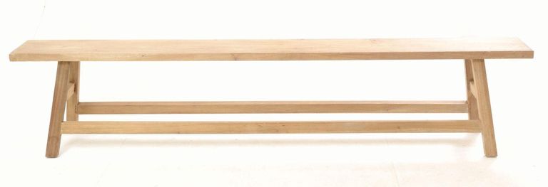 Vintage Mahogany Rustic Dining Bench