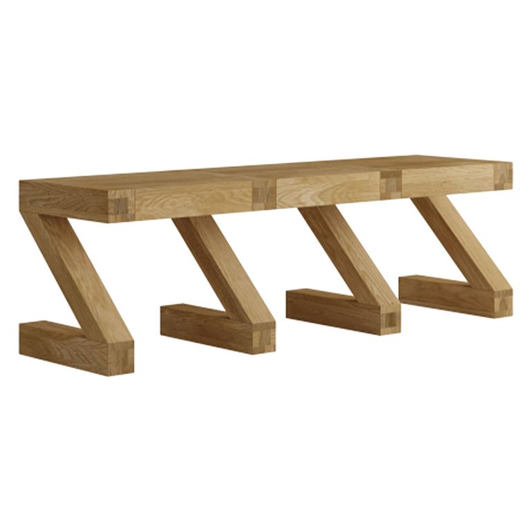 Z Designer Dining Bench - Large - Oak
