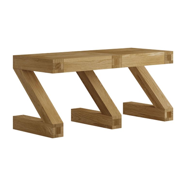 Z Designer Dining Bench - Small - Oak