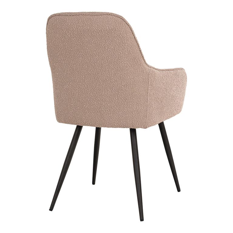 Harbo Dining Chair - Set of 2 - Beige - Boucle Fabric