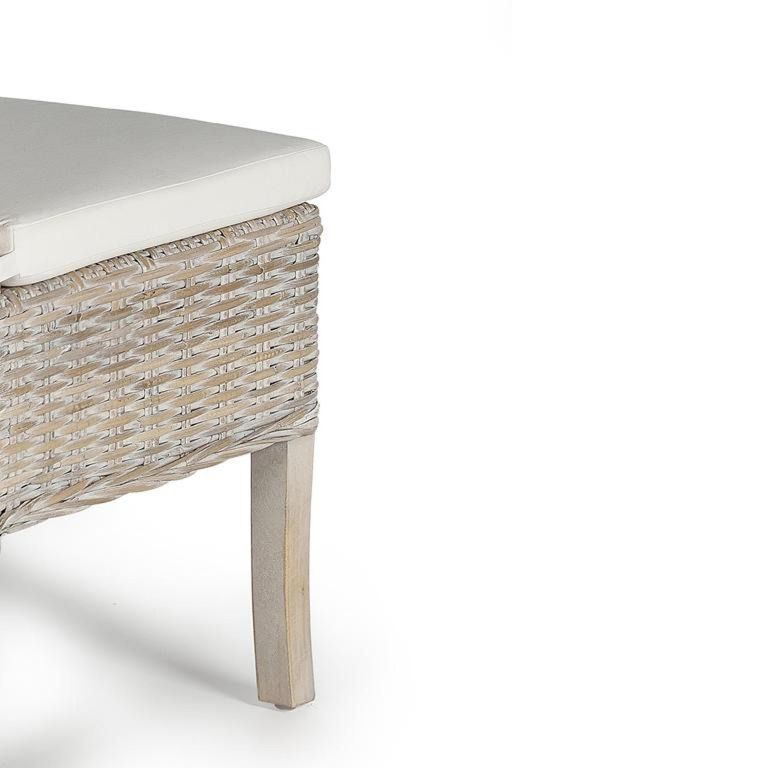 Elbing Dining Chair - Grey Rattan - Set of 2