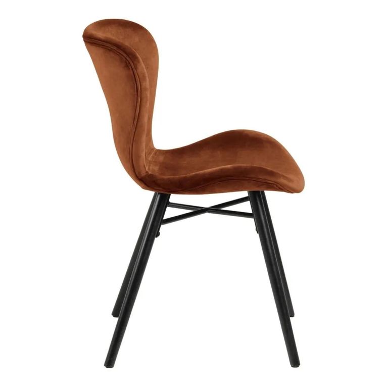 Batilda Dining Chair - Set of 2 - Copper Fabric