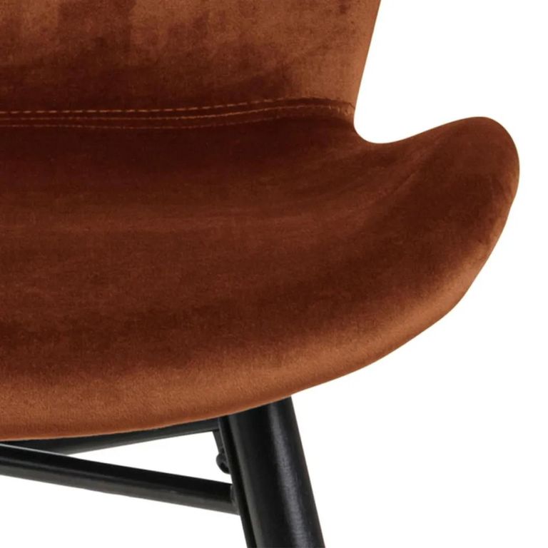 Batilda Dining Chair - Set of 2 - Copper Fabric